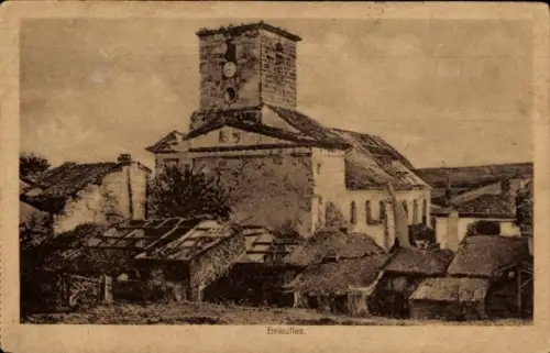 Ak Brieulles sur Meuse, Kirche