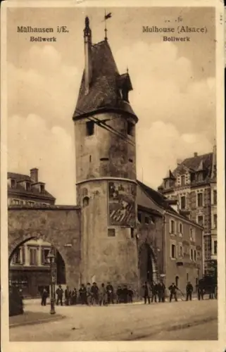 Ak Mulhouse Mülhausen Elsass Haut Rhin, Bollwerk