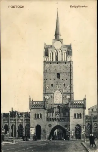 Ak Hansestadt Rostock, Kröpeliner Tor