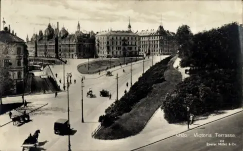 Ak Oslo Norwegen, Victoria Terrasse