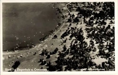 Ak Ziegenhals Niederlehme Königs Wusterhausen in Brandenburg, Luftaufnahme