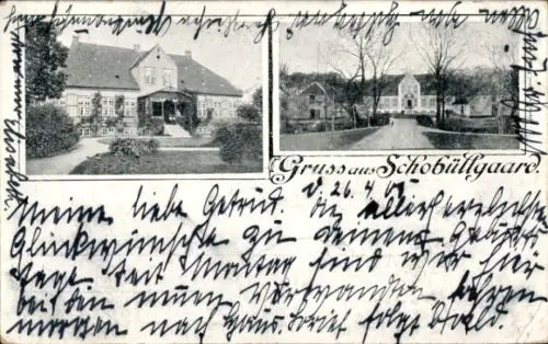 Ak Felsted Feldstedt Nordschleswig Dänemark, Gut Skovbølgård, Schobüllgaard