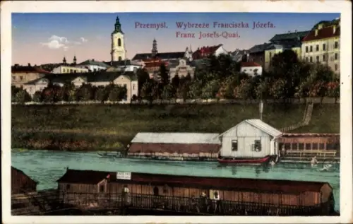 Ak Przemyśl Polen, Franz-Josef-Quai