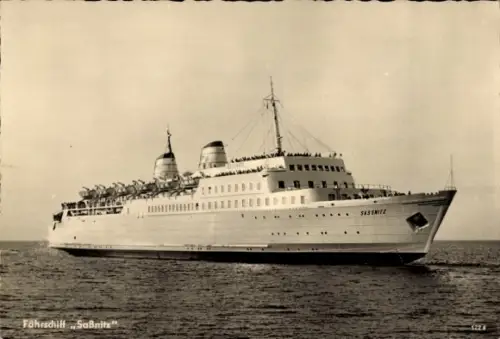 Ak Fährschiff Sassnitz