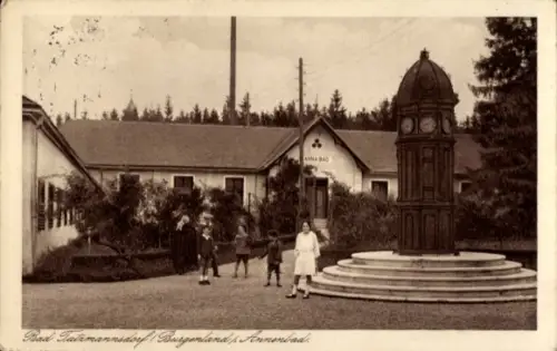 Ak Bad Tatzmannsdorf im Burgenland, Annenbad, Uhr