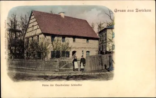 Ak Zwickau in Sachsen, Heim der Geschwister Schindler, Gebrüder Bichter, Dresden