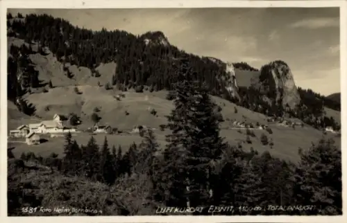 Ak Ebnit Dornbirn in Vorarlberg, Luftkurort  Totalansicht, 1100, Foto Heim Dornbica, Nr. 1381