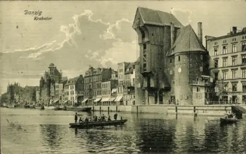 Ak Gdańsk Danzig,  Krahntor