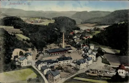 Ak Podmokly Bodenbach Děčín Tetschen an der Elbe Region Aussig, Gesamtansicht