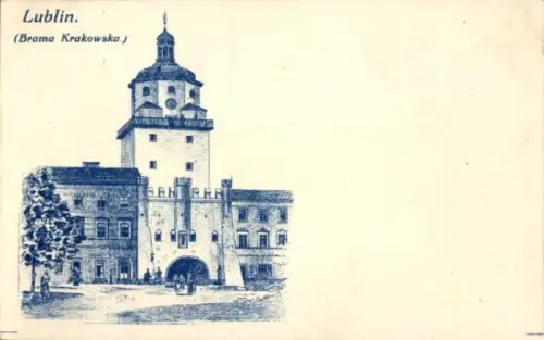 Ak Lublin Polen, Brama Krakowska