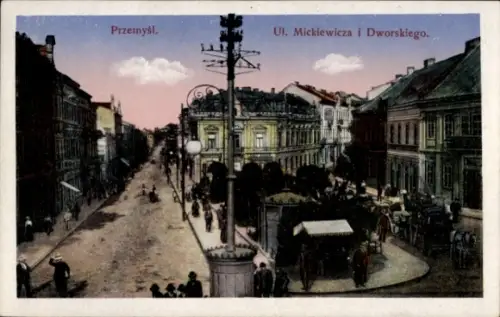 Ak Przemyśl Polen, Straßenpartie