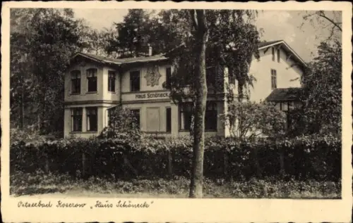 Ak Ostseebad Ückeritz auf Usedom, Haus Schöneck