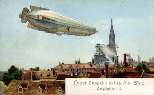 Ak Graf Zeppelin im Zeppelin III