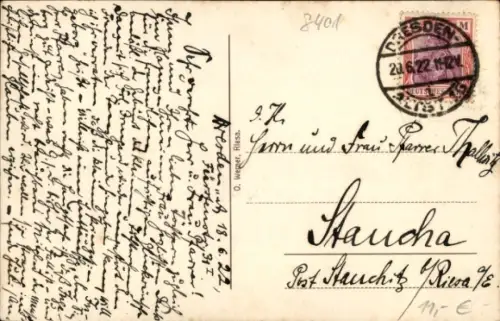 Ak Staucha Stauchitz Sachsen, Rittergut