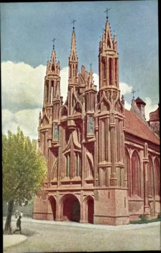Ak Vilnius Wilna Wilno Litauen, St. Anna Kirche