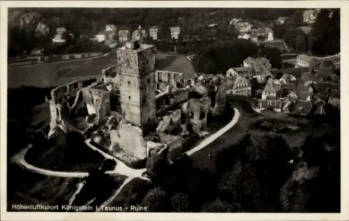 Ak Königstein im Taunus, Höhenluftkurort Königstein i. Taunus, Ruine