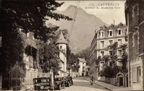 Ak Cauterets Hautes Pyrénées, Avenue de Mamelon Vert