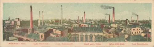 Klapp Ak Łódź Lodz Lodsch Polen, Gesamtansicht