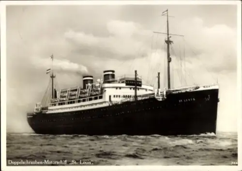 Ak HAPAG Dampfer St. Louis, Passagierschiff