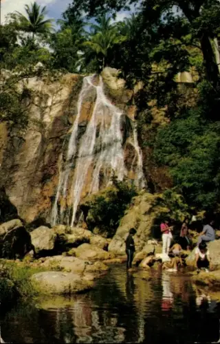 Ak Thailand, Na-Muang falls at Koh Smui, Surat-thani