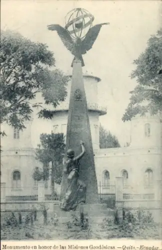 Ak Quito Ecuador, Ehrendenkmal