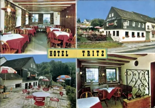 Klapp Ak Waldmühle Kürten in Nordrhein Westfalen, Hotel Tritz