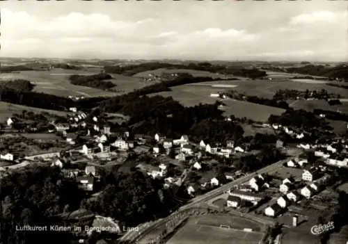 Ak Kürten im Bergischen Land, Fliegeraufnahme