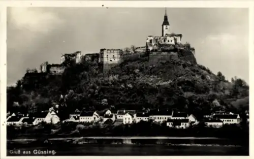 Ak Güssing im Burgenland, Gesamtansicht
