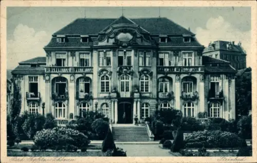 Ak Teplice Šanov Teplitz Schönau Region Aussig, Steinbad