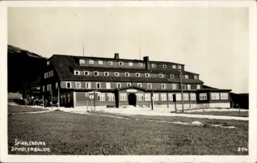 Ak Spindleruv Mlýn Spindlermühle Riesengebirge Region Königgrätz, Spindlerbaude