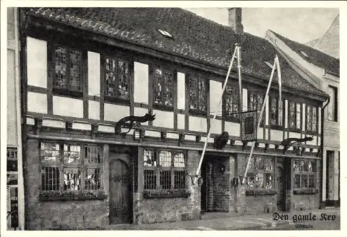 Ak Odense Dänemark, Den gamle Kro