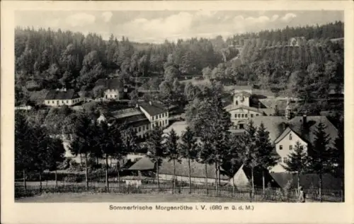 Ak Morgenröthe Rautenkranz im Vogtland, Sommerfrische  680 m ü. d. M.