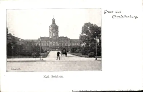 Ak Berlin Charlottenburg, Königliches Schloss