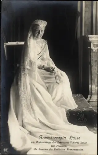 Ak Großherzogin Luise von Baden, Luise von Preußen, Hochzeitstage der Prinzessin Victoria Luise