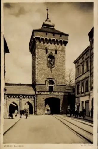 Ak Kraków Krakau Polen, Florianstor