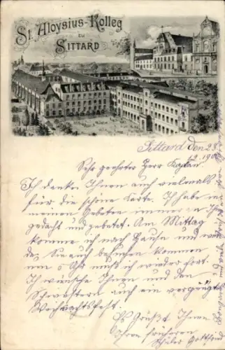 Litho Sittard Limburg Niederlande, St. Aloysius-Kolleg