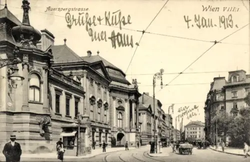 Ak Wien 8 Josefstadt, Auerspergstraße