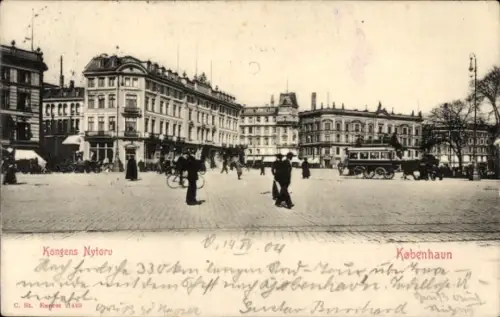 Ak København Kopenhagen Dänemark, Kongens Nytorv