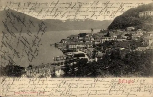 Ak Bellagio Lago di Como Lombardia, Panorama