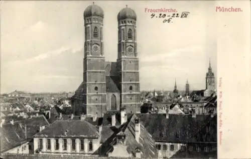 Ak München Bayern, Frauenkirche, München