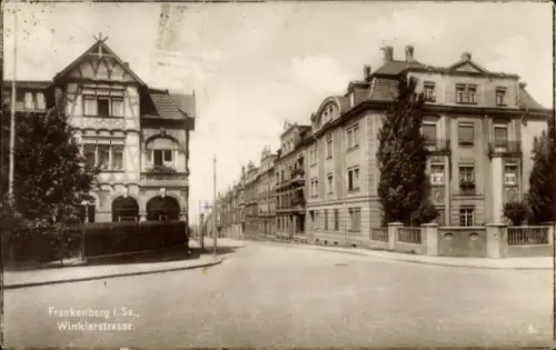 Ak Frankenberg an der Zschopau Sachsen,  Winklerstrasse