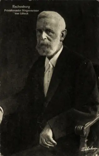 Ak Eschenburg, Präsidierender Bürgermeister von Lübeck