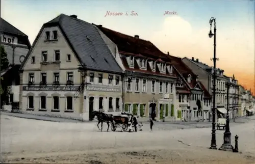 Ak Nossen in Sachsen, Markt, Gasthof zum Anker