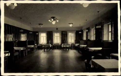 Foto Ak Harrachov Harrachsdorf Riesengebirge Region Reichenberg, Hotel Schützenhof, Saal