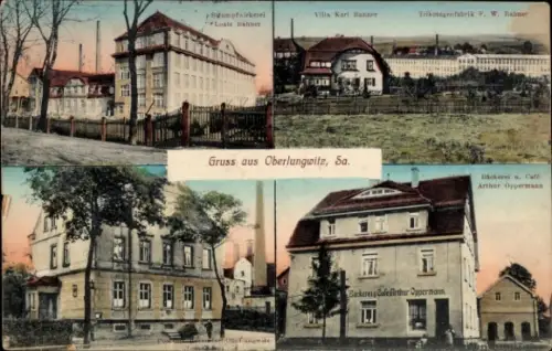 Ak Oberlungwitz in Sachsen