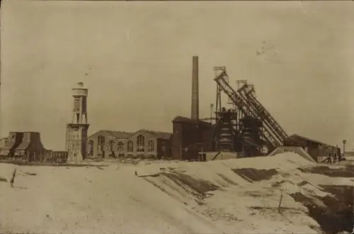 Foto Ak Wingles Pas de Calais, Stahlwerk