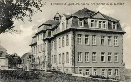 Ak Nossen in Sachsen, Friedrich August Verbands Krankenhaus