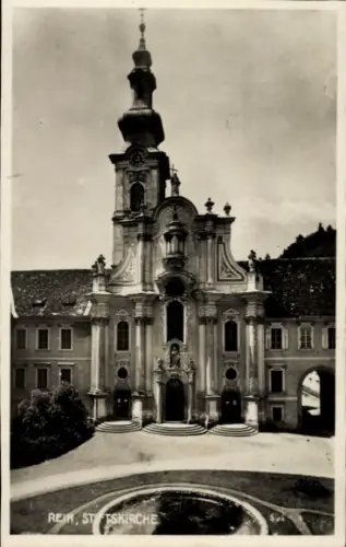 Ak Riva di Tures Rain Rein in Taufers Südtirol Italien, Kirchenfassade mit Turm, drei Eingänge mi
