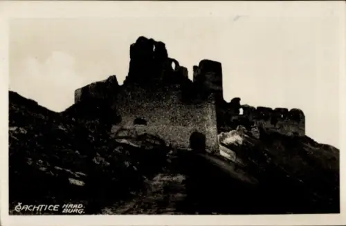 Ak Slowakei, Burgruine Čachtice, Čachtický hrad