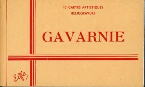 10 Ak im Umschlag Gavarnie Hautes Pyrénées